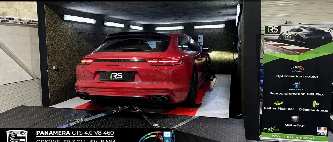 Reprogrammation Stage 1 PORSCHE PANAMERA 971 4.0 V8 Turbo GTS 460