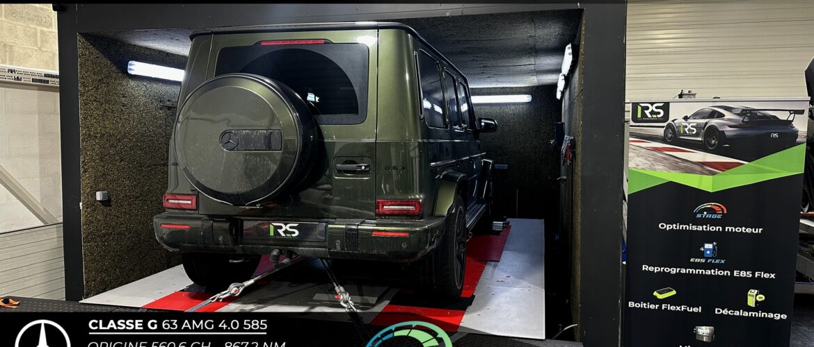 Reprogrammation Stage 1 Mercedes Classe G 63 AMG 4.0 585ch